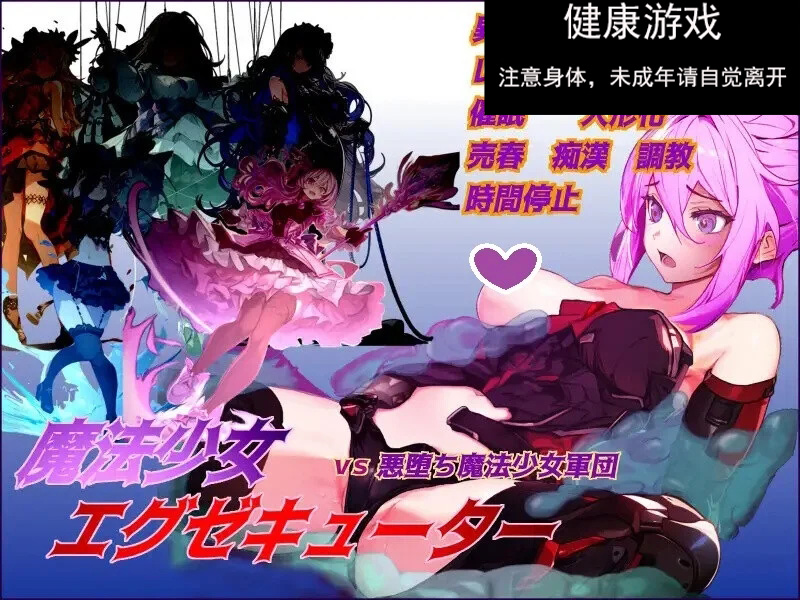 DL11月新作【回合RPG/战斗H/异种X】魔法少女エグゼキューター vs悪堕ち魔法少女軍団 V1.23 机翻汉化【2G】