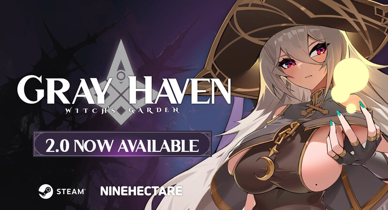 ST11月新作【动作ARPG/平面3D/全动态】灰色乐园（Gray Haven : Witch’s Garden）V2.0.1 STEAM官中【9.30G】