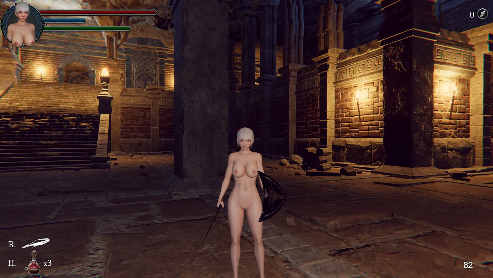 【3D/动态/官中】地下城の女騎士 Steam官中步兵版 【电脑/2G】