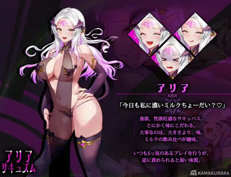 DL11月新作【指尖SLG/魅魔/阿黑颜/动态】アリアサキュズム V1.0 机翻汉化【1G】