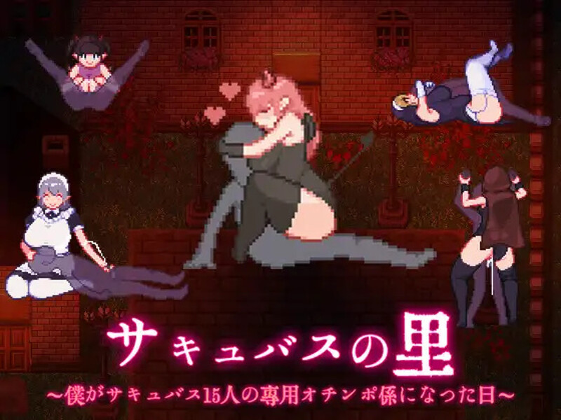 DL10月新作【探索RPG/魅魔幻想/像素全动态】サキュバスの里 ～僕がサキュバス15人の専用オチンポ係になった日～ V1.0 AI汉化【1.10G】