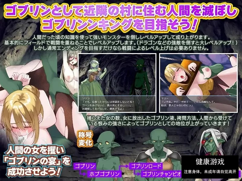 【RPG2D|pc+安卓joi】我转生后竟然是哥布林-転生したらゴブリンだった 汉化版 [1+300MB]