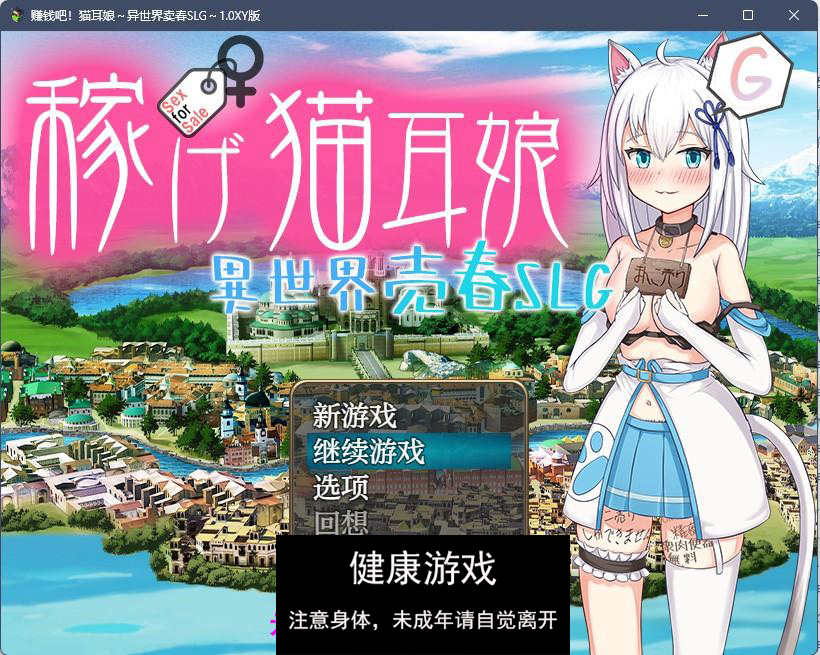 【日系RPGAIGPT汉化】赚钱吧！猫耳娘异世界卖春1.0 樱花版【PC+安卓2.3G】