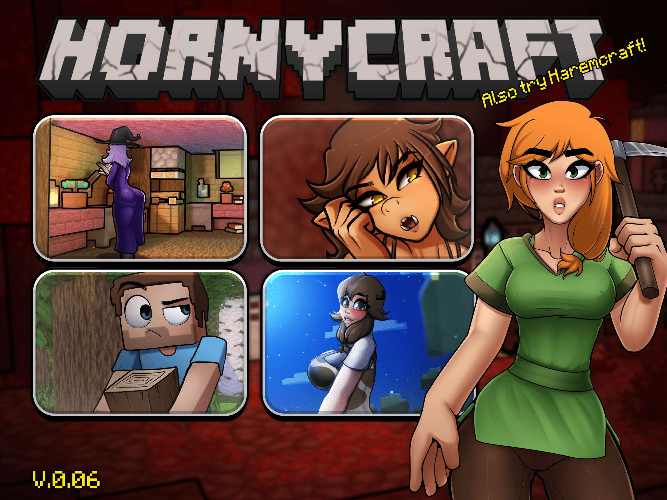 【SLG汉化安卓】我的世界H版(Hornycraft) [v0.21]【1.3G】(只有安卓)