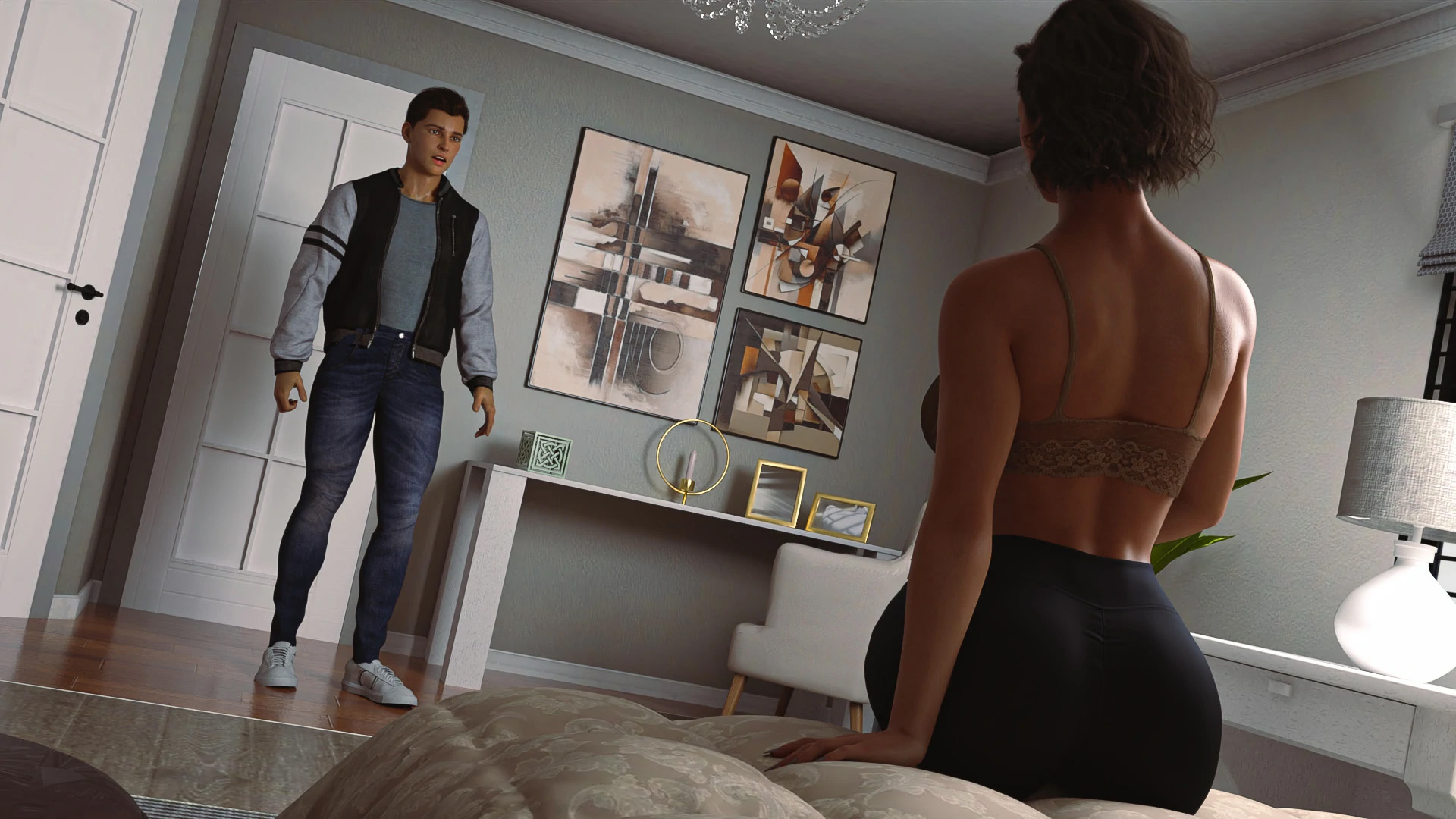 【欧美SLGAIGPT汉化3D】亲密接触Getting Intimate [Ch.2 Part A]【PC+安卓2.14G】