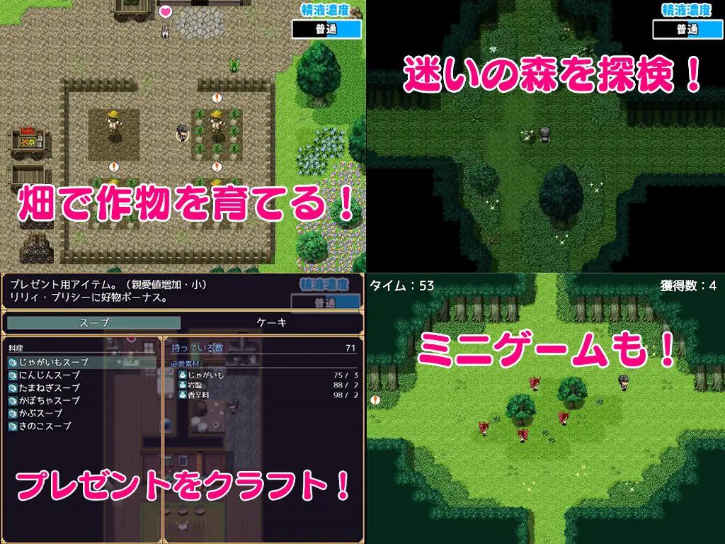 【RPGPC+安卓Joi】孕育开始! 拯救精灵森林#はらませ!ミニエルフの森。