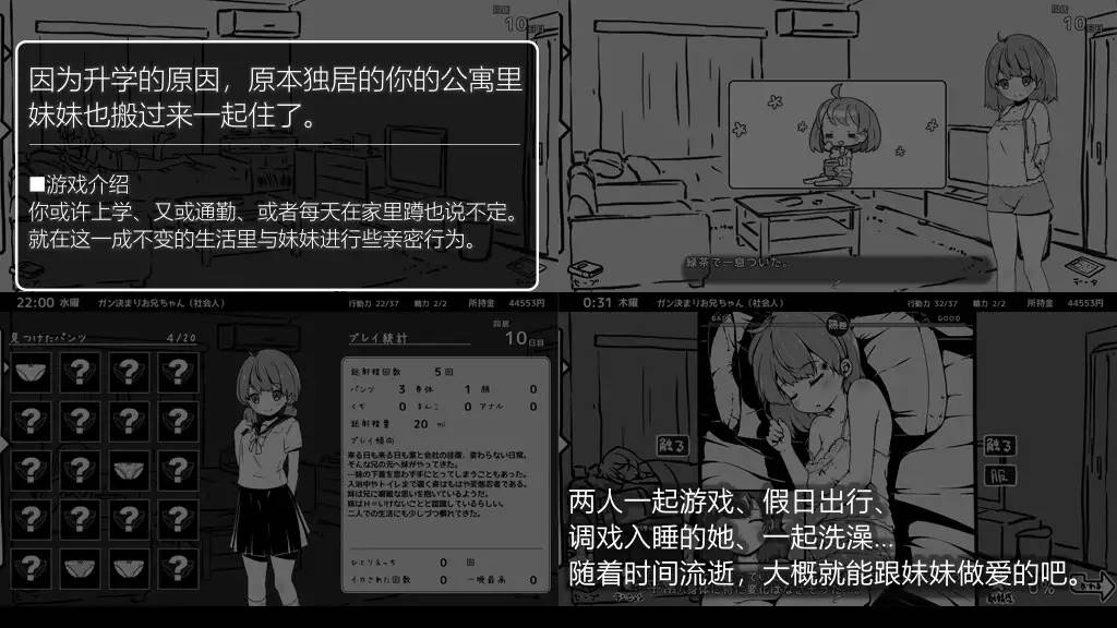 [SLG佳作/官中/PC+安卓] 妹生活～单色～ 官方中文版 v2.03 +修改存档
