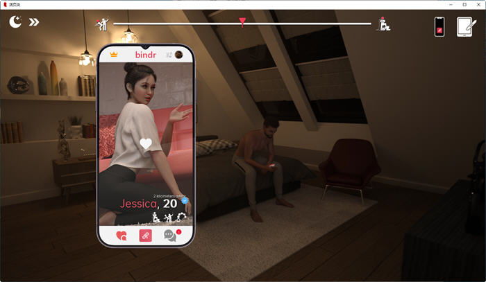 临时契约(Bindr Kink Dating) ver0.1.8 汉化版 PC+安卓 沙盒SLG游戏 2.4G