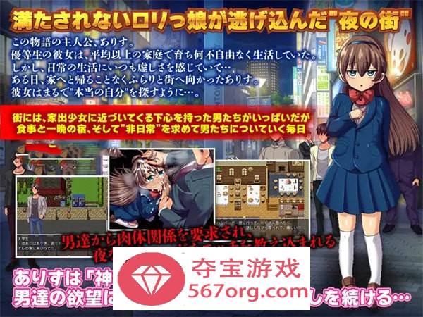 【RPG汉化】离家出走的萝莉过早的自我探索之旅 云翻汉化+原版【新作PC+安卓1.2G】
