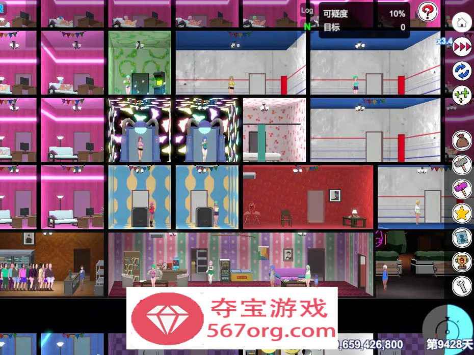 【模拟经营SLG中文动态】暗黑旅店 Black Market Ver1.23 官方中文版【1.3G】