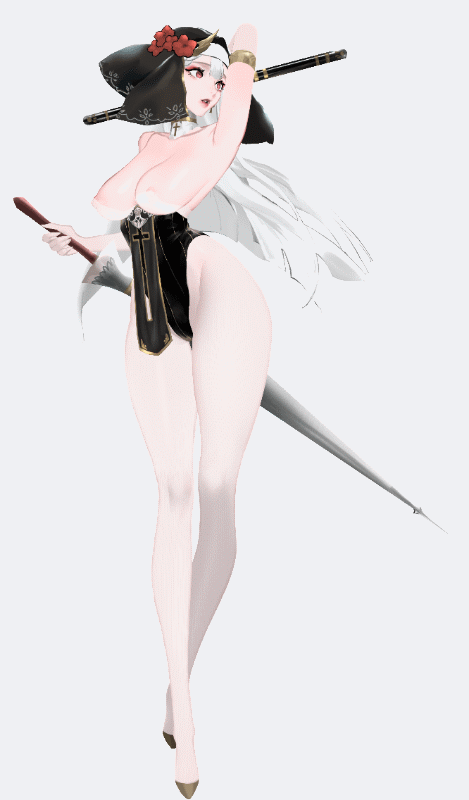 【究极ACT中文全动态】神作预定：棘罪修女-伊妮莎 V0.3 官方中文版【更新白丝高跟3G】