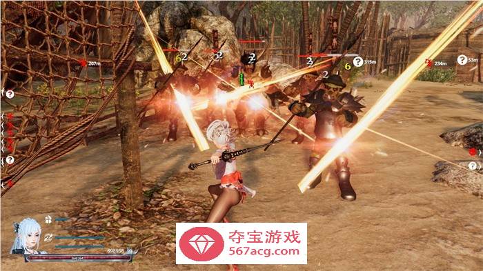 【大型ACT中文全动态】百鬼夜行~剑姬无双 Ver1.11.4 官方中文步兵版+存档【更新12G】
