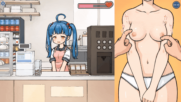 透明人间：对便利店女孩的恶作剧 触摸互动SLG 云汉化版+全画廊解锁 新作/PC+安卓/1.2G