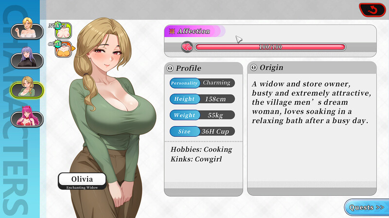 【沙盒SLG/家园后宫/全动态/官中】幸福岛幻想（Happy Island Fantasy）V1.0.3.1 STEAM官中【4.5G】