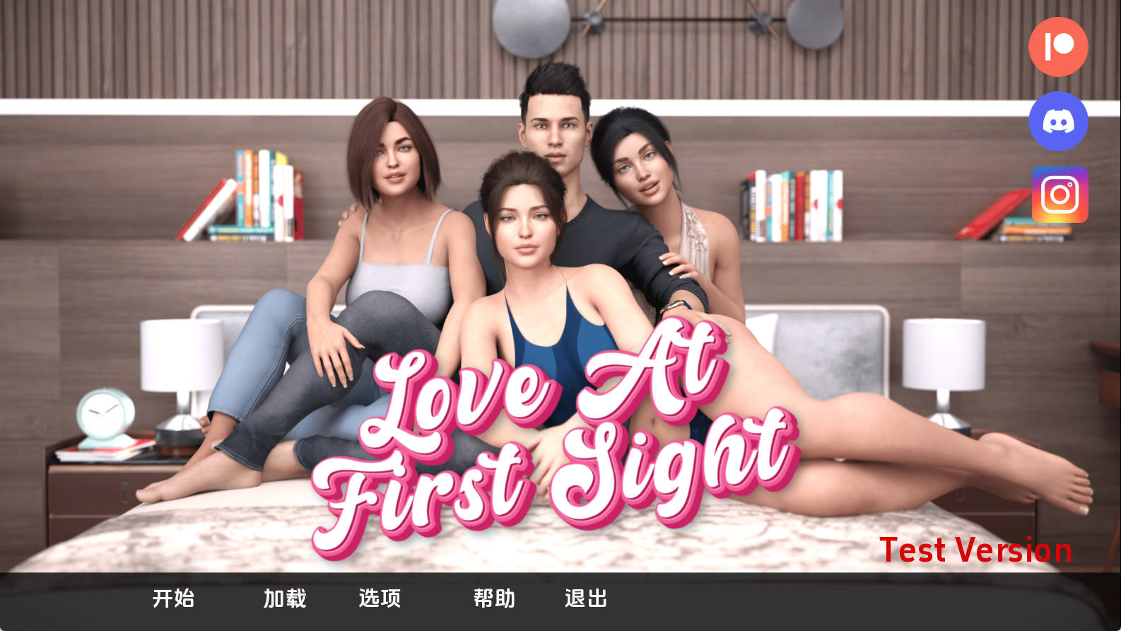 【PC+安卓+IOS/欧美SLG】一见钟情v0.1汉化版【1.62G/汉化/动态/更新】