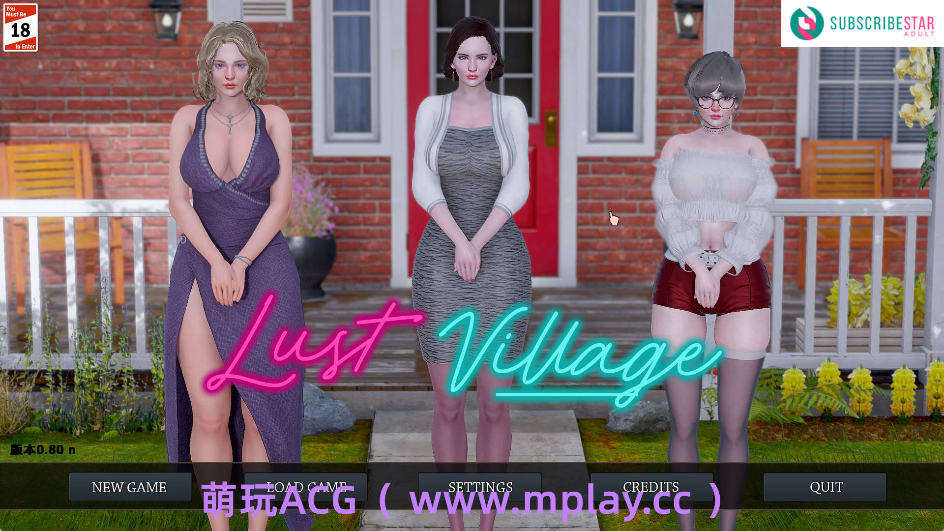【PC+安卓+IOS/欧美SLG】欲望小镇0.80汉化版【4.89G/汉化/动态/更新】