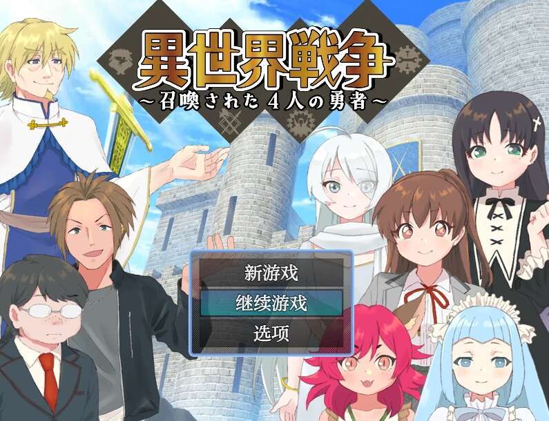 【电脑+安卓/日系RPG/AIGPT汉化】异世界勇者1.0萌玩版【892M】