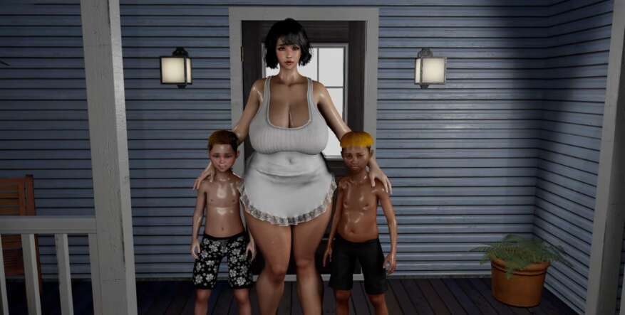 【3D同人视频/全动态/同人】依雯&amp;妮妮 新作：小马拉大车 极品美人妻被上司儿子肆意欺负 StepMother+Truth or Dare【1V+500M】