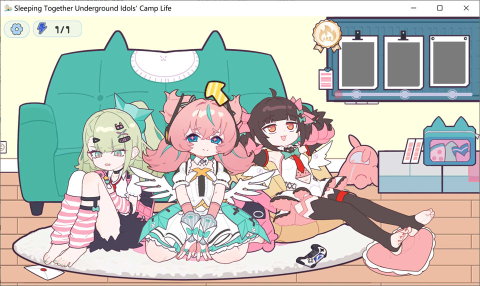 【SLG/互动模拟/5月新作/1.2G】睡眠○ ~地下偶像们的合宿生活~ 官方中文版