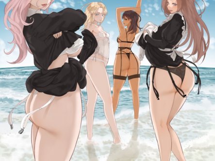 [2D漫画] 一个特别喜欢画女仆的大佬Throtem经典赛高永恒[46P-1.7G]